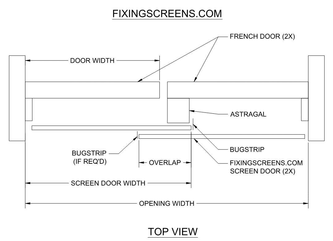 French Door Screens Is your screen door missing