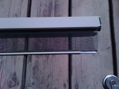 screen door retractable roll storm repair away fixingscreens