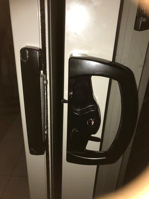 Storm door handle repair