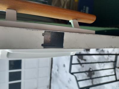 Existing patio door handle may not be the original 