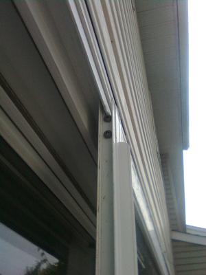 Vinyl Screen Door Top Track