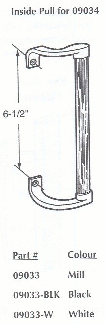 Patio panel latch handle 2