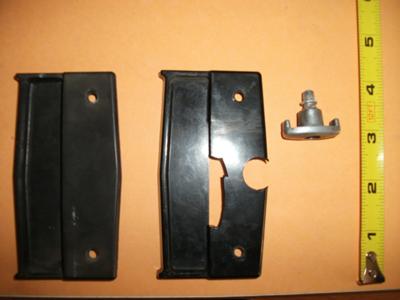 screen door handles and latchbroken
