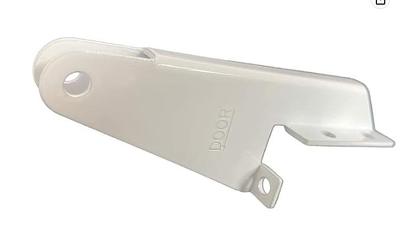 Aluminum storm door jamb corner bracket