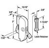 E2077 patio door lock dimensions