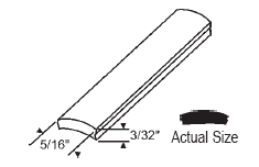 Spline flat 3/32