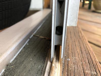 broken screen door roller for french door