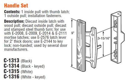 Prime Line handleset which will fit the door above