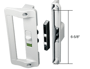 Surface mount lock and handle for sliding patio door