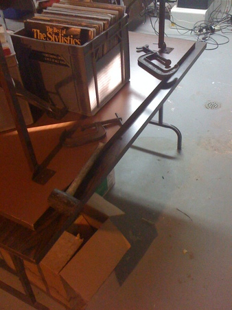 My sophisticated sheet metal bending table