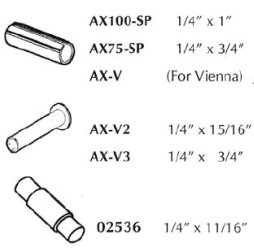 patio roller axles